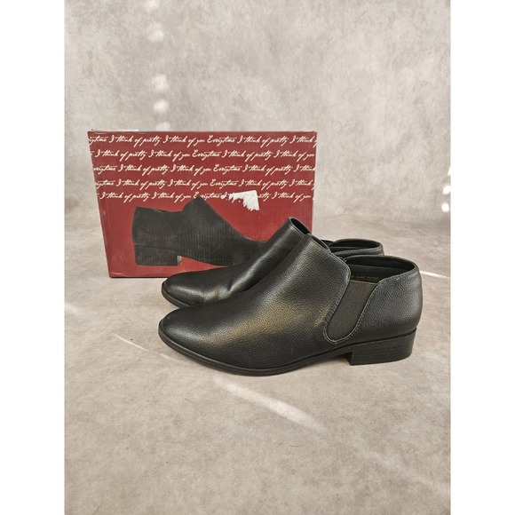 Kensie Shoes - Kensie Women's Sammy Black Ankle Boots Bootie Size 10